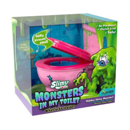 Slimy Monsters In My Toilet - pink